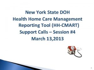 New York State DOH Health Home Care Management