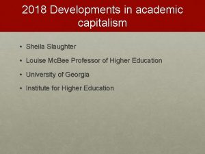 Slaughter academic capitalism download