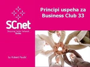 Principi uspeha za Business Club 33 by Robert