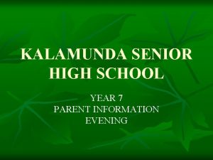 Kalamunda senior high school