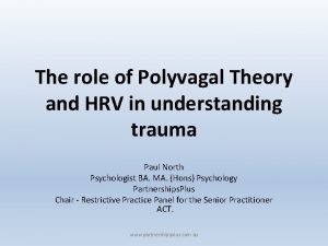 The role of Polyvagal Theory and HRV in