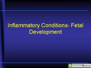 Inflammatory Conditions Fetal Development Inflammatory Processes Process Increased
