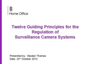 Principles of surveillance