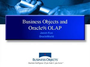 Business objects olap