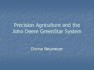 John deere green star