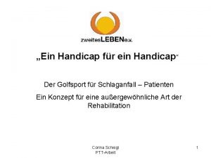 Ein Handicap fr ein Handicap Der Golfsport fr Ein Handicap fr ein Handicap Der Golfsport fr