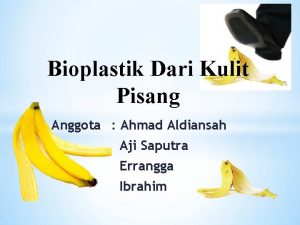 Peta minda pisang