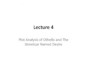 Othello plot diagram