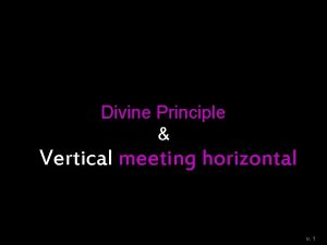 Divine principle powerpoint