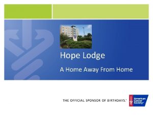 Hope lodge nashville