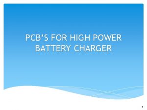 Pcb for power charger