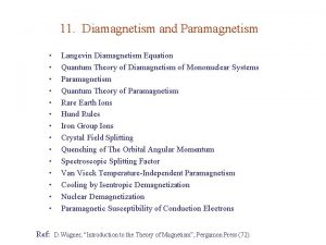 Langevin diamagnetism equation