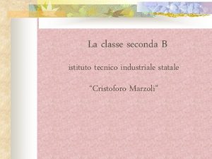 Classe seconda b