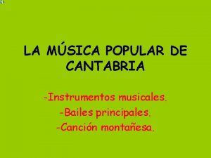 Instrumentos de cantabria