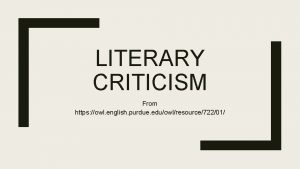 Ecocriticism in literature