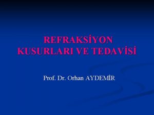 Dr orhan aydemir