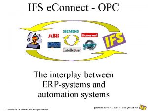 Ifs connect