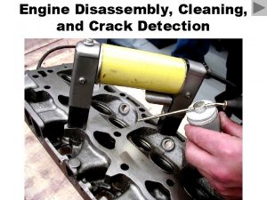 Engine disassembly procedure