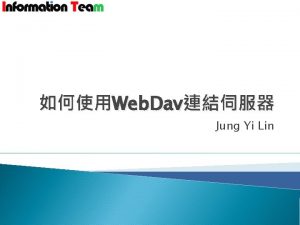 Web Dav Jung Yi Lin Windows 2008 IIS