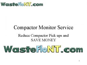 Trash compactor monitor