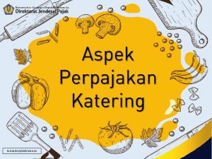 PJ 091PLS0052018 01 Katering Jasa boga atau katering