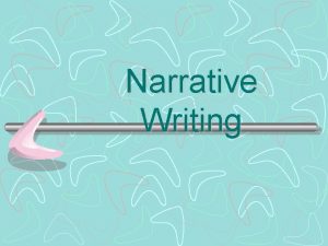 Narrative Writing What is Narrative Writing A narrative