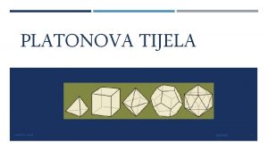 Platonova tijela