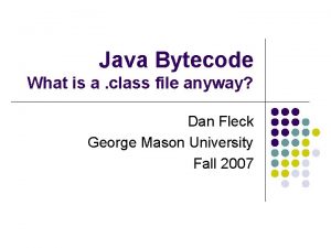 Java bytecode file