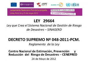 Ley n° 29664