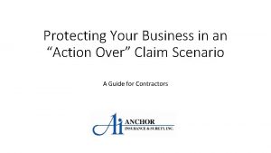 Action over claim