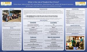 Student run clinics uc davis