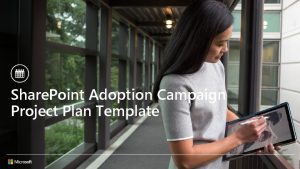 Share Point Adoption Campaign Project Plan Template PreLaunch