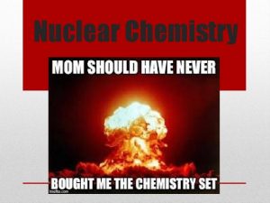 Nuclear Chemistry Chemical Nuclear Involve electrons Affected external