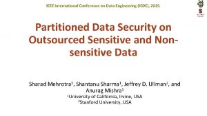 Ieee international conference on data engineering