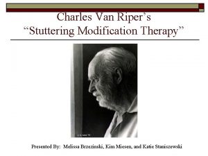 Midvas therapy for stuttering