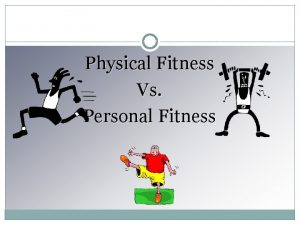 Personal fitness definition