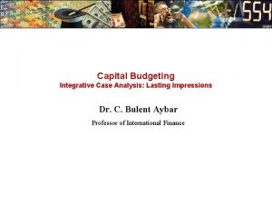 Capital budgeting process