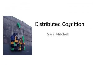 Distributed Cognition Sara Mitchell Statement Agree Disagree Microsoft