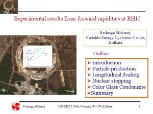 Experimental results from forward rapidities at RHIC Bedanga