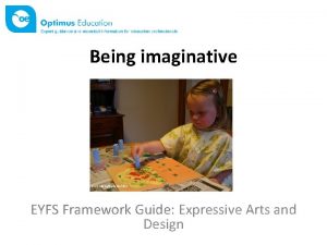 Being imaginative eyfs