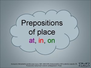 Prepositions of place living room