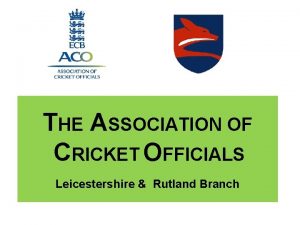 Leicestershire & rutland cricket league