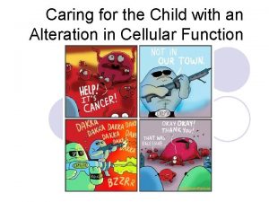 Caring for the Child with an Alteration in