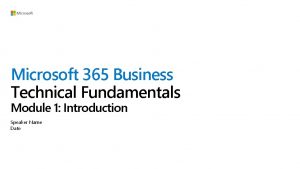 Office 365 business