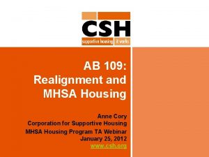 Ab 109 housing