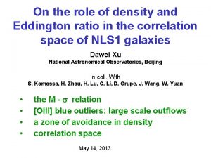 On the role of density and Eddington ratio