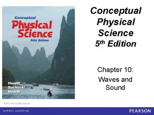 Conceptual physical science 5th edition