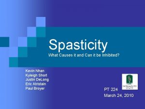 What is spasticity