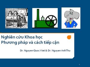 Nghin cu Khoa hc Phng php v cch