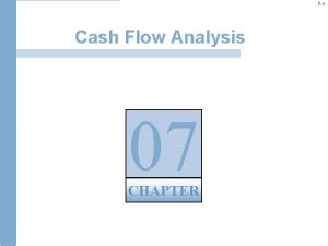 Cash flow adequacy ratio